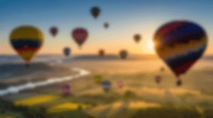 Hot air balloons