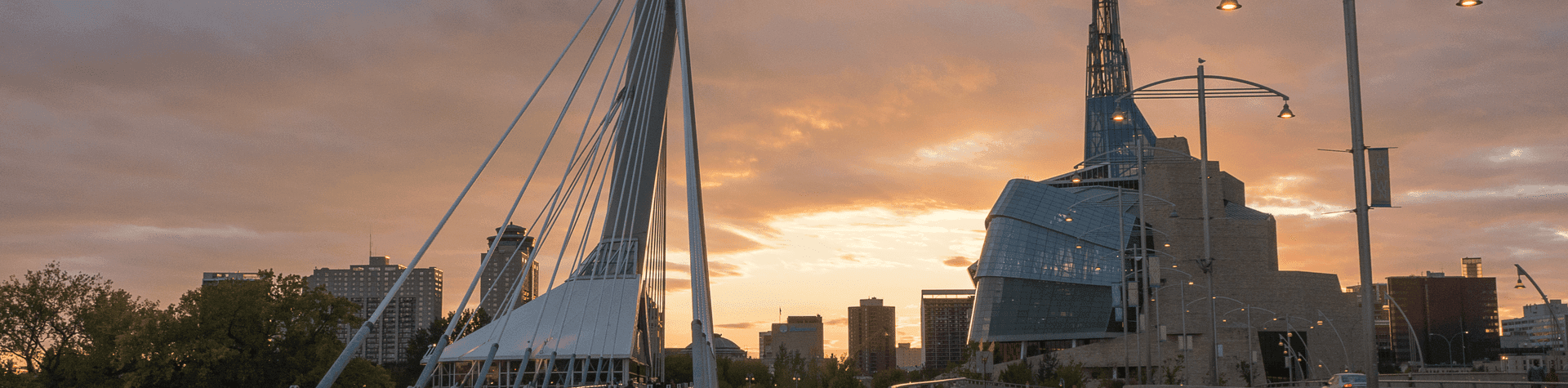 Winnipeg at sundown