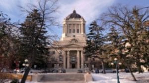 Manitoba Legislature in Winter