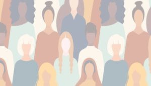 illustration of a group of women